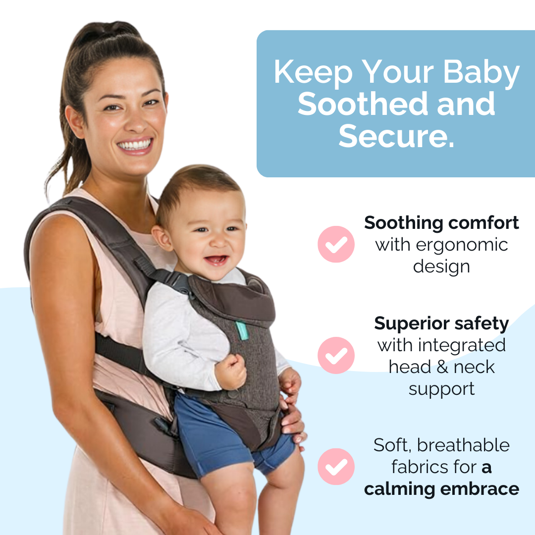 SnuggleStrap™ | Newborn & Toddler 4-in-1 Carrier