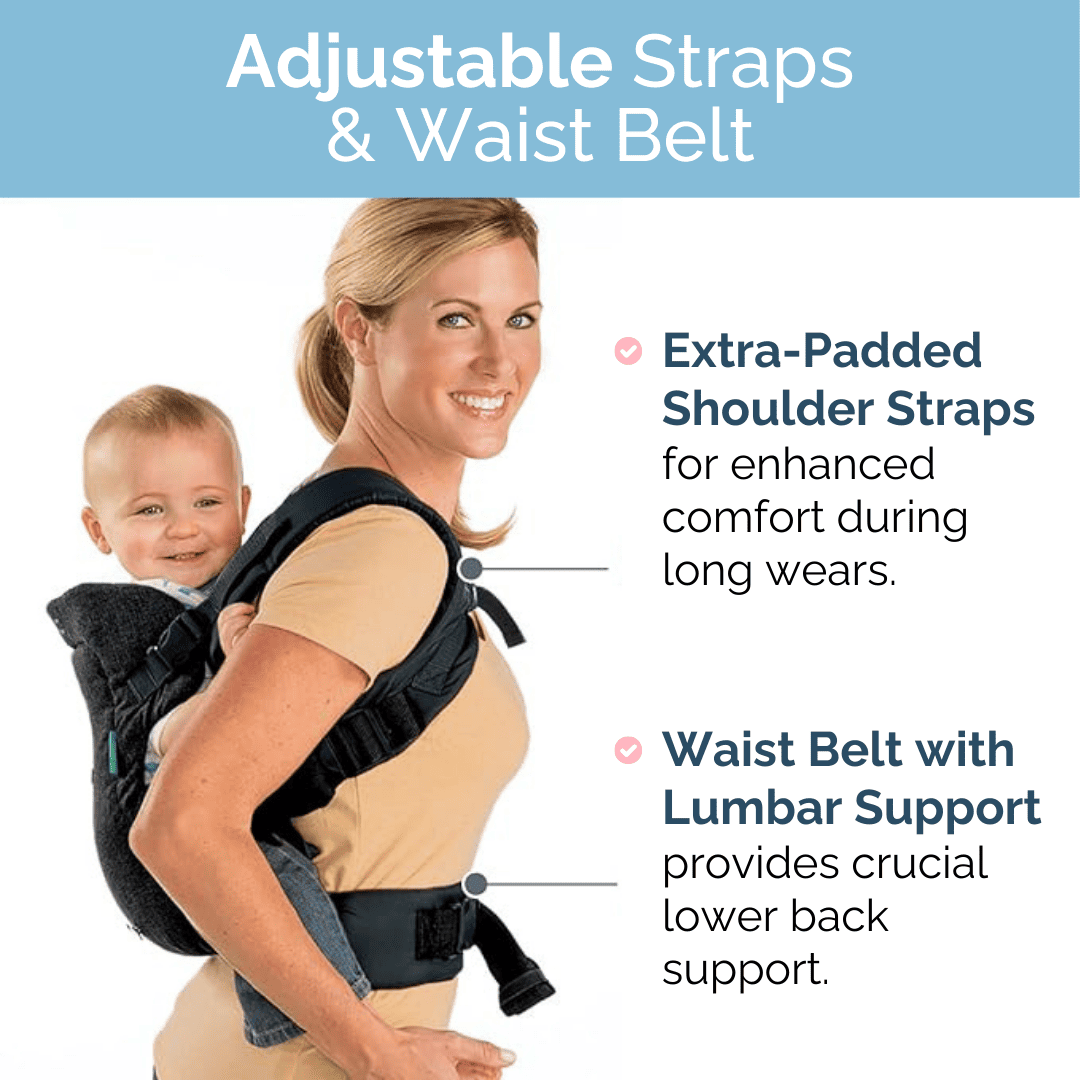 SnuggleStrap™ | Newborn & Toddler 4-in-1 Carrier