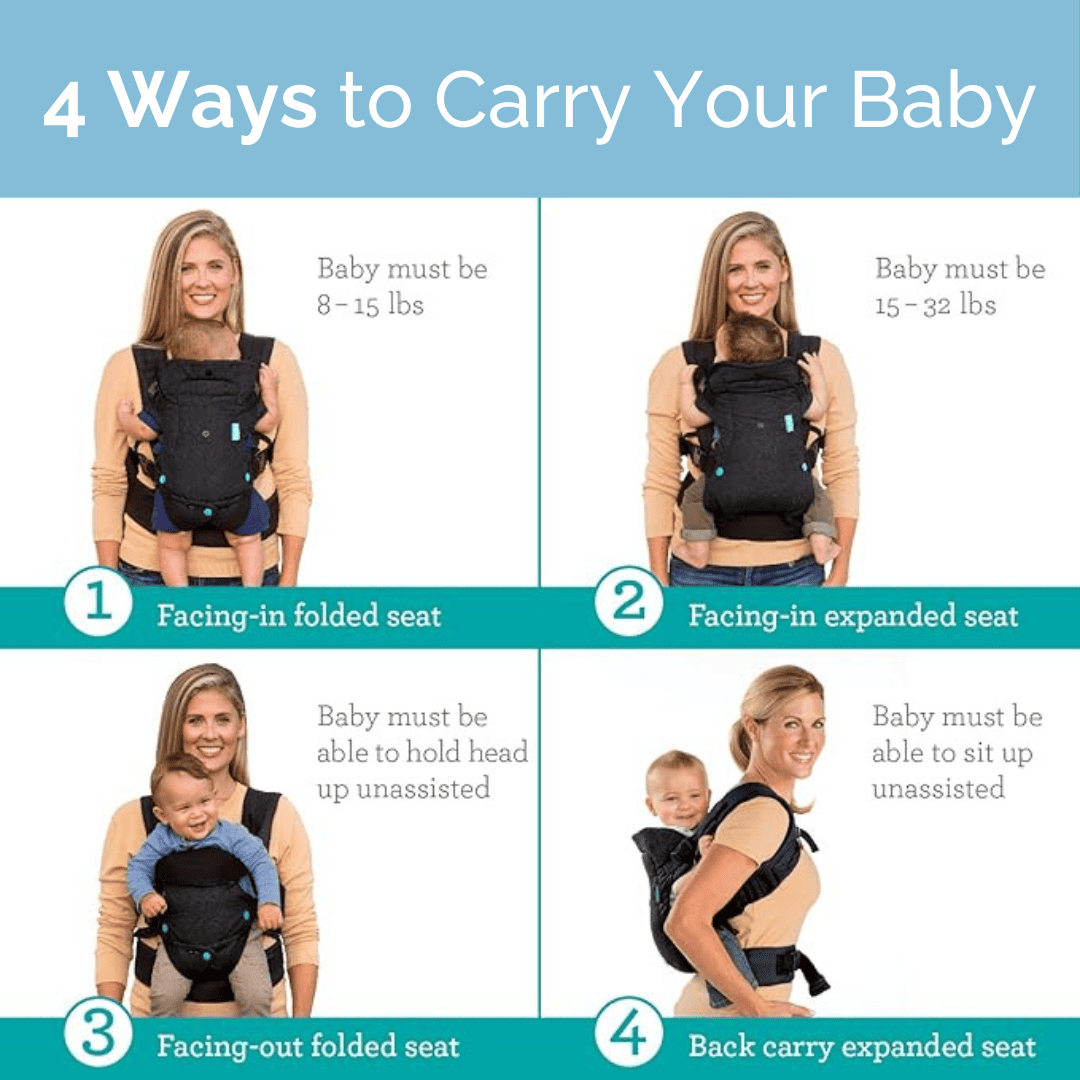SnuggleStrap™ | Newborn & Toddler 4-in-1 Carrier