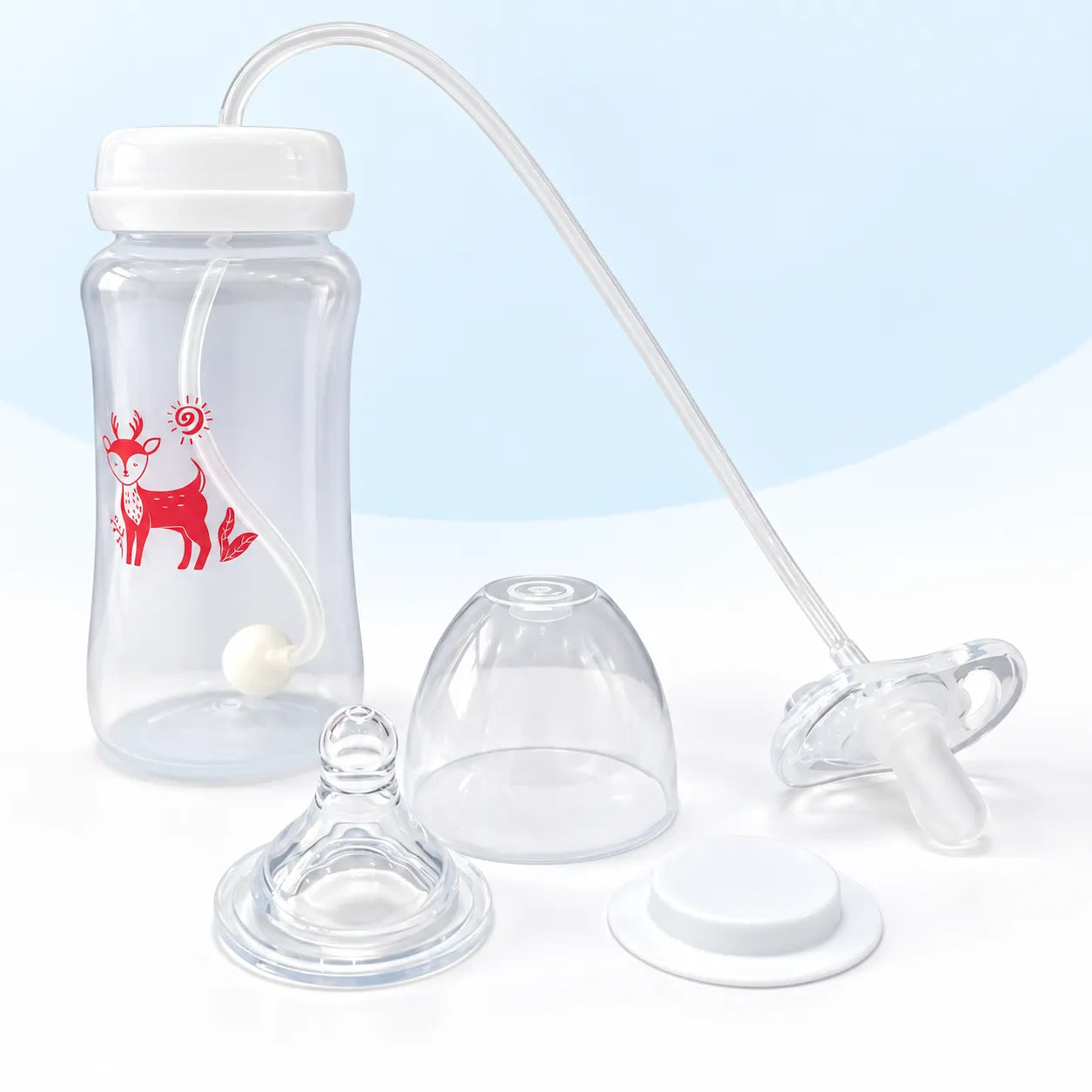 SipEase – 3-in-1 Anti-Colic Feeding Bottle