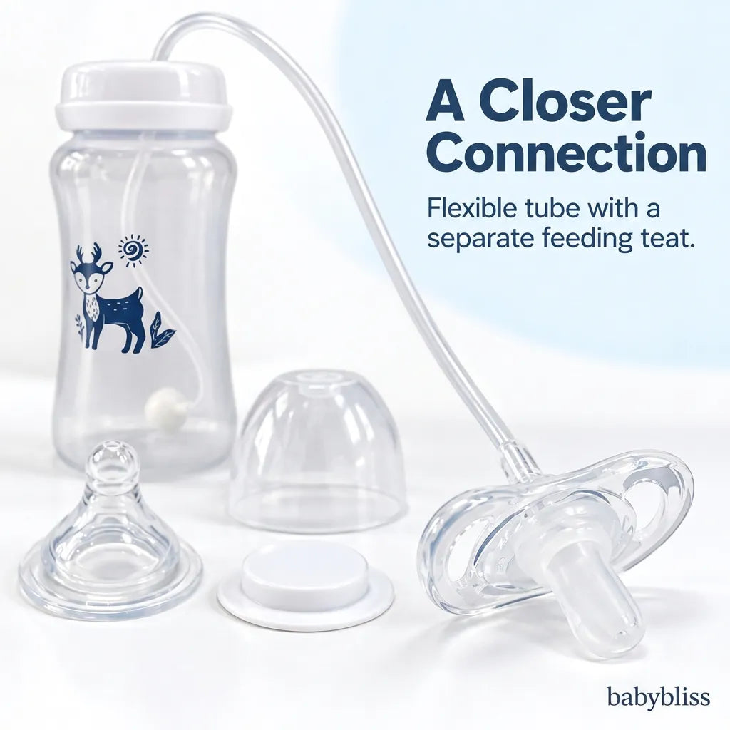 SipEase – 3-in-1 Anti-Colic Feeding Bottle