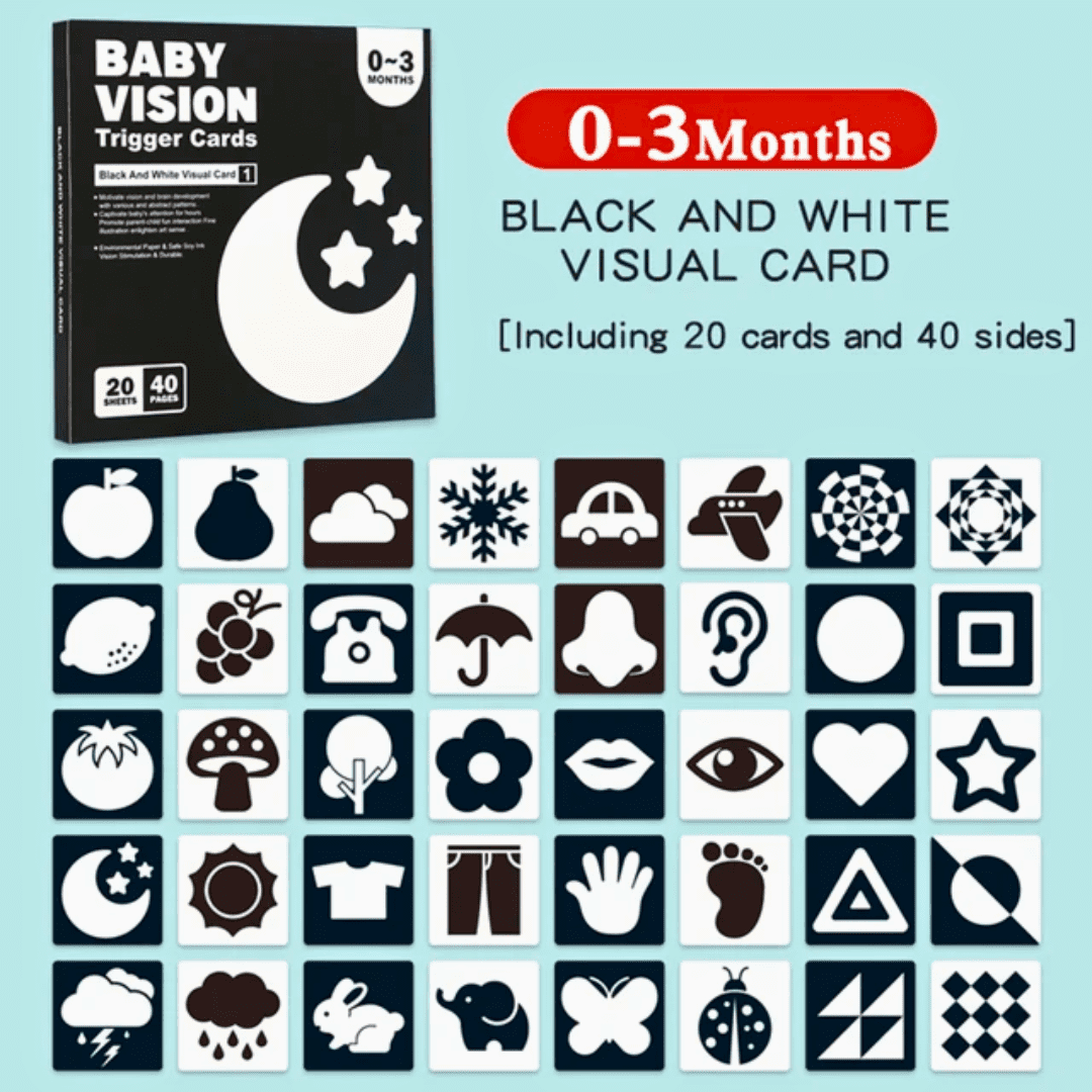 Montessori Cognitive Early Development Cards (0-36 Months)